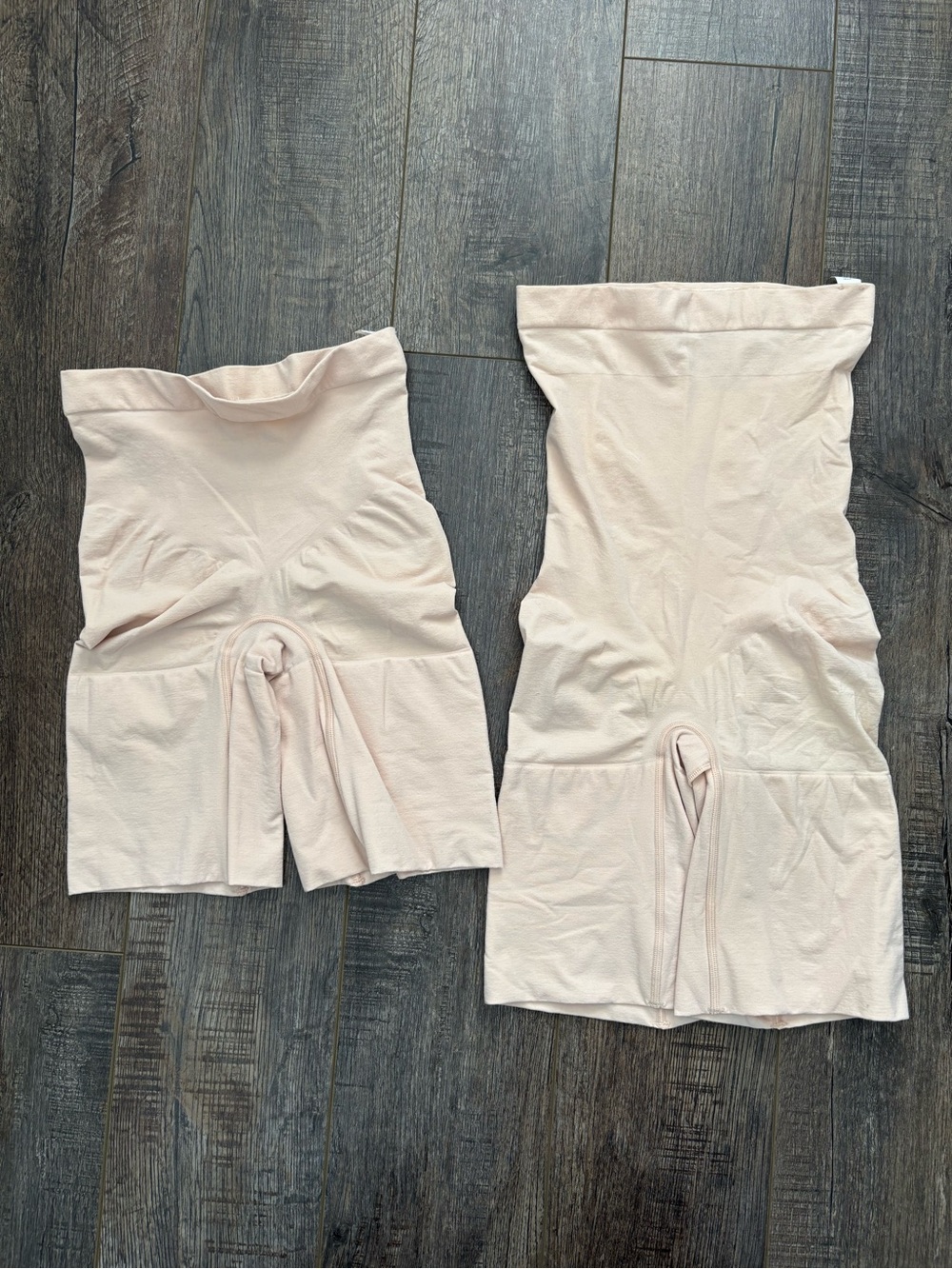 SPANX Lot Like New High Waist High Power Shorts Nude Women’s Large